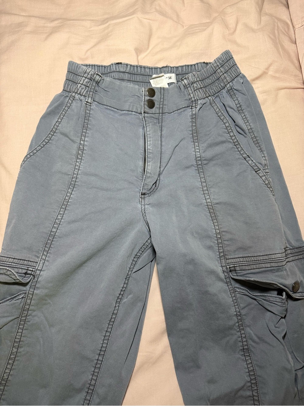 Garage Women's Cargo Pants - Slate Blue